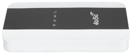 Jectse Hotspot Mobile Wifi 4g LTE, Router Mobile Wifi Portatile 4g, Dispositivo Hotspot Supportate 10 Utenti, Router Portatile con Slot per Programma Sim per Viaggi d'affari