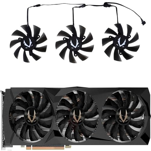 FDMOZRE Ventola per Scheda Grafica CF9015H12S, dissipatore di Calore per schede Video, per ZOTAC RTX 2060 Super AMP per Extreme 8 GB, 2070 Core