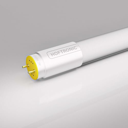 HOFTRONIC - LED Röhre 120cm - 18 Watt 3600 Lumen (200lm/W) Super Bright - T8 G13 - LED Leuchtstoffröhre Flimmerfrei - Neutralweiß 4000K - Inkl. Starter - ersetzt 128W (120W/840)