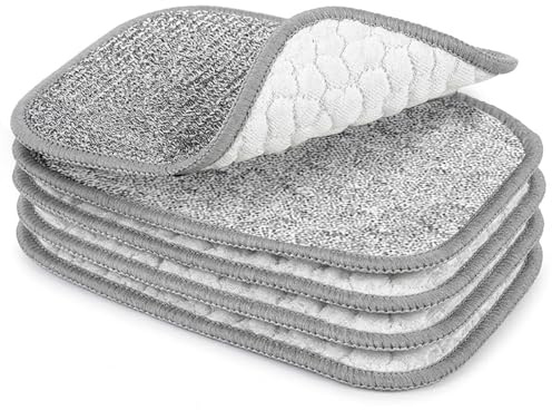 ThriveMart 5PCS Multipurpose Wire Dishwashing Rags for Wet and Dry