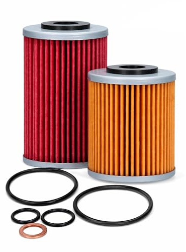 kmx24 Ölfilter Kit – passt an KTM EXC SX SMR ATV/Quad XC – Motorrad Ölfilter Set – mit Dichtringen O-Ringen
