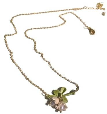 wenwendianzi Vit Liljekonvalj Armband Örhängen Halsband Set(Necklace)