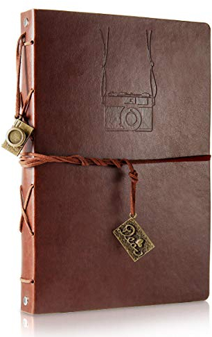 THXMADAM Album Foto Pelle Fai da Te Scrapbook Album Fotografico Libro Degli Ospiti Per Matrimoni Compleanni Viaggi Festa Della Mamma San Valentino E Natale Regalo Per Amico Amante Famiglia Madre