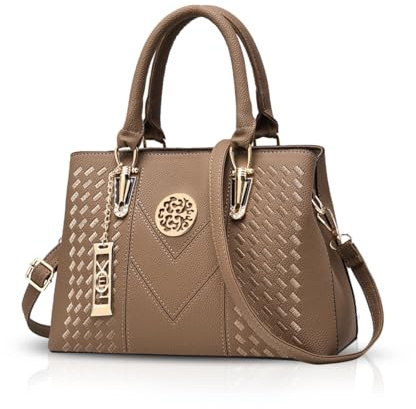 NICOLE & DORIS Elegant Taschen Damen Handtaschen Umhängetasche Crossbody Bag Frauen Schultertaschen Henkeltaschen PU Leder Tasche