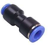 Stecknippel Verbindungsstück Verbindungsstück Schlauchkupplung gerade pneumatisch Rohrdurchmesser 8 mm x 6 mm Außendurchmesser (25er Pack)