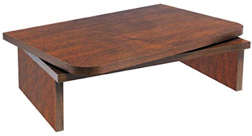 Mabel srl Supporto girevole a 360° per TV e Video/Decoder H 18 cm x L 66 cm x P 35 cm. Noce scuro (Noce scuro)