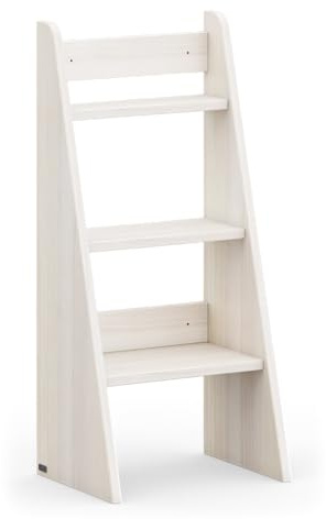 BioKinder Treppenleiter Leiter für Wickeltisch Trittleiter für Kinder aus Bio-Massivholz | 90 x 40 x 31 cm