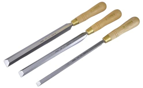 Narex Scalpelli 8132 - Set di 3 scalpelli (manico naturale)