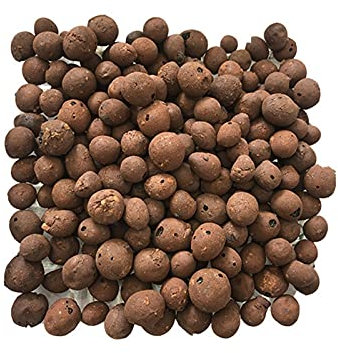 FondPets 2LBS Organic Expanded Clay Pebbles Gardening Ceramsite Orchid Hydroponic Grow Media Clay Rocks,Leca for Plants