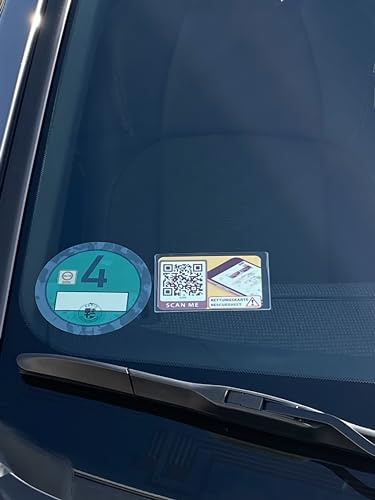 Generic Digitale Rettungskarte per QR-Code, kompatibel mit Tesla Model Y (ab 2022), Auto, Notfallkarte, Rettungskarte, Fahrzeugbesitzer, unisex