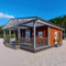 Casa prefabbricata, rimovibile, ideale come villa di lusso, casa container, ufficio, scuola, ospedale, appartamento, ufficio, scuola o dormitorio