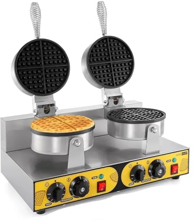 Waffle Maker,Commercial Waffle Maker,1200W Electric Waffle Maker Machine,Electric Chaffle Maker For Restaurant Party Food Stall