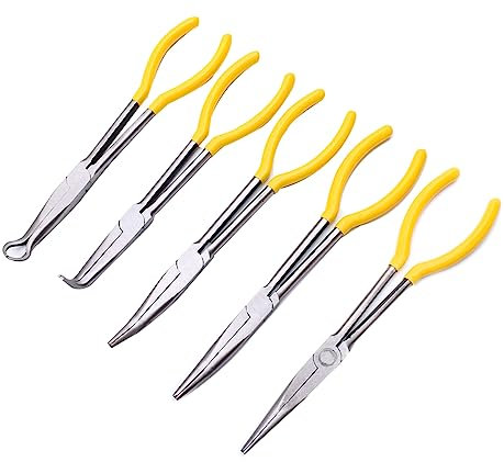 Auto-Draht-Entfernungszange, lange Nase, Zylinder, Kabelklemme, Entfernungswerkzeug, 27,9 cm, Zange, Autoreparaturwerkzeuge
