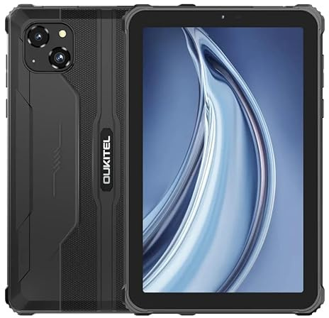 OBA OUKITEL RT3 PRO Robust Surfplatta - 8 HD Android 14 16 GB RAM+128 GB ROM/TF 1 TB Octa-Core 5150mAh Surfplatta 16 MP Kamera IP68/69K Dual SIM 4G