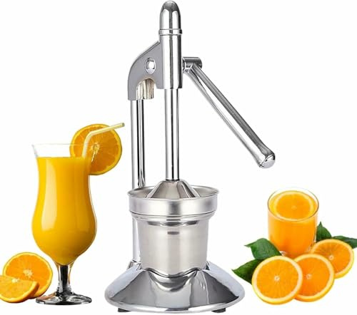 Juicer Di Agrumi Manuali Professionale, Spremiagrumi Per Pressa Per Mano Di Grado Commerciale, Acciaio Inossidabile E Frutta Di Frutta In Ghisa Per Arancione, Limone, Lime, Facile Da Pulire ~/