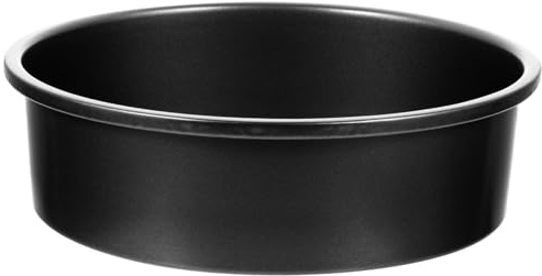 Toyvian Teglia Tonda per Torte in Acciaio al Carbonio Antiaderente Resistente alle Alte Temperature Multiuso per Dolci Gelato e Gelatina Facilmente Pulibile per Cucina