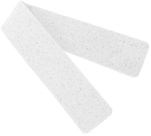 GAROZATION Absorbent Sponge Mat Washbasin Mats Non-Slip Pad for Wash Basin White Fade-Resistant Sponge Strip Quick Drying for Hotels and Bathroom