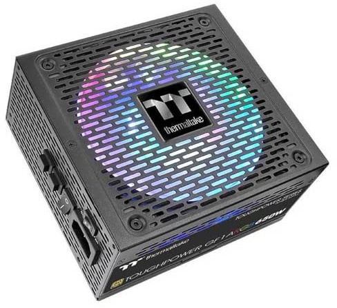 Thermaltake Toughpower GF1 ARGB 650W PC Netzteil | 80 Plus Gold | Vollmodular ATX | Riing Duo 140mm ARGB Lüfter | Smart Zero Fan (sehr leise)