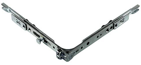 SI Siegenia Sicherheits Eckumlenkung VSU 1S FH/9 TS, 190x190mm mit 1x Pilzkopf (FEUL1510) incl. SN-TEC Montagematerial