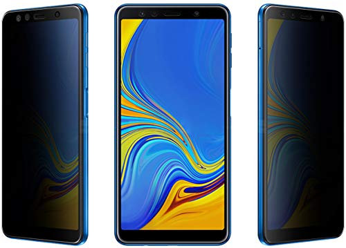 Thorani Filtres de confidentialité Lot de 2 - Protecteur d'écran Protection de la Vie privée, Optimisé pour Les Coques de téléphone Portable, Transparent, Galaxy A7 (2018)