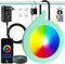 OASHISU LED Poolbeleuchtung Unterwasser für Aufstellpool 20W RGB Einhänge Poolscheinwerfer mit APP Funktioniert mit Alexa & Google Assistant Magnetisch Poollicht für Stahlrahmen & Stahlwandpool IP68