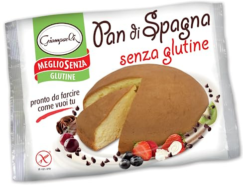 Pan Di Spagna Giampaoli Senza Glutine Confezione da 150 g Pronto da Farcire