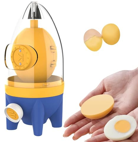 Egg Shaker, Egg Scrambler Manual Egg White Yolk Mixer Shaker Golden Egg Maker with Pulling Rope