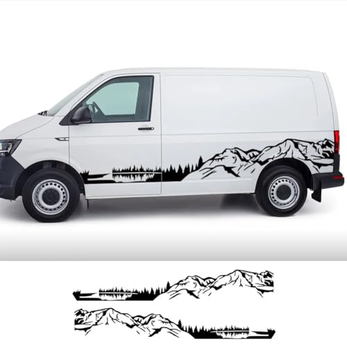 Autoaufkleber, für V=W Caravelle Multivan California Transporter T3 T4 T5 T6 Zubehör Wohnmobil Berg Vinyl Aufkleber