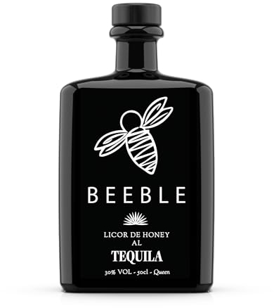 Beeble Artisan British Honey Tequila 50cl - A Harmonious Blend of Natural Honey and Tequila - 30% ABV - Embrace Life's Sweet Moments - B-Corp