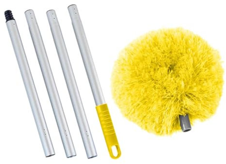 ABOOFAN Cepillo para Quitar El Polvo del Ventilador con Poste para Limpiar Techos Altos Y En Detalle