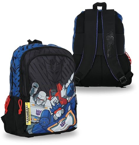 Blue Sky Studios Transformers Backpack, Kids School Backpack and Travel Bag for Boys