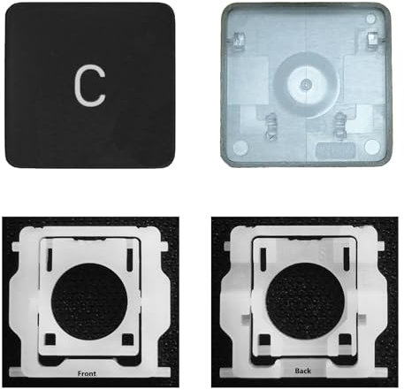 CTBDZ Tapa de llave individual con bisagra de repuesto para MacBook Pro M1 M2 A2141 A2251 A2289 A2338 A2442 A2485, reemplazo para MacBook Air A2179 A2337 A2681 teclado (tecla C)