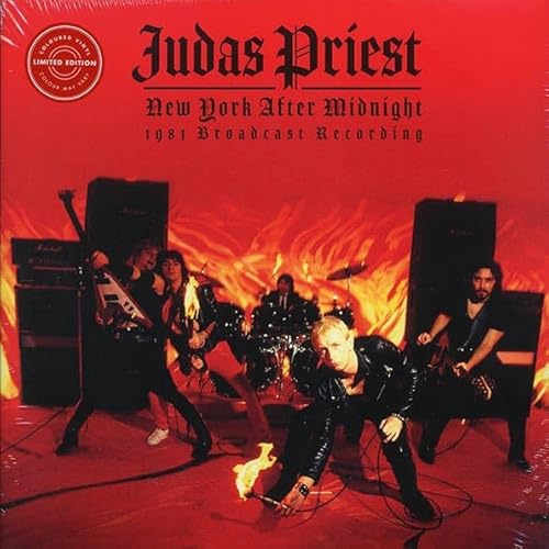JUDAS PRIEST : NEW YORK AFTER MIDNIGHT - NEW SEALED LTD EDITION COLORED DOUBLE VINYL LP