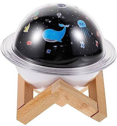 Ciieeo Humidificador De Escritorio Pequeño y Silencioso Para Habitación Luz Led