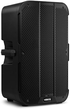 VONYX VD712A 12 Active PA Speaker Bi-Amp with DSP, Bluetooth 5.0 TWS, 800W Class D Amplifier, 4 Audio Modes, Stage Monitor, DJ & Live Music Speaker