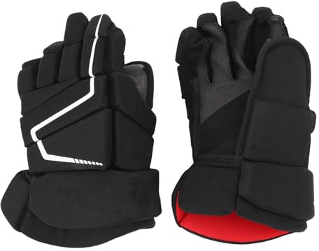 Dilwe Hockeyhandschuhe, Nylon Eva Foam Protective Street Hockey Handschuhe für Jugendliche, Juniors, Senioren - Outdoor Training, Indoor Practice, Street Hockey Matches