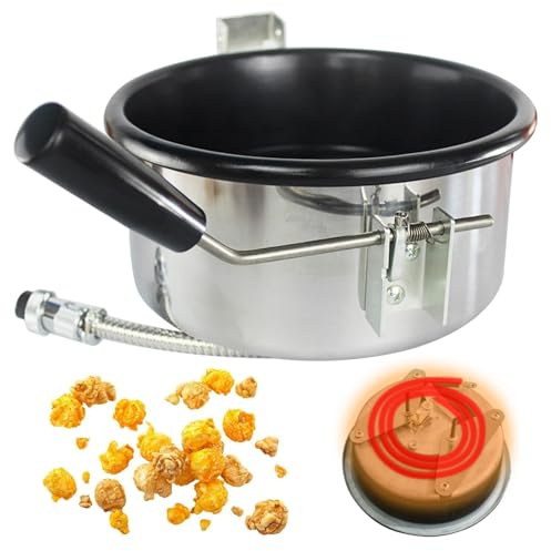 Nostalgia Popcorn Maker 8oz Anti-Scorch Electric Popcorn Maker Machine with Safe Control User-Friendly Machine Easy Maintain for Movie Night Parties Home Tools