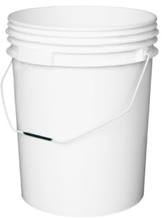 M1SS 20 Liter Plastic Bucket with Handle – Heavy Duty Large Storage Pail for Water, Cleaning, Gardening, DIY & Multi-Purpose Use