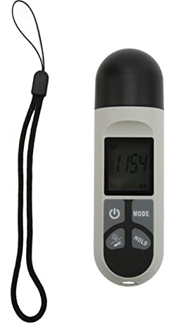 Cufaee ljusmätare med LCD-skärm, bakgrundsbelyst display, brett utbud av lättavläsning Mycket använd parmätare, passande för laboratoriehemkontor