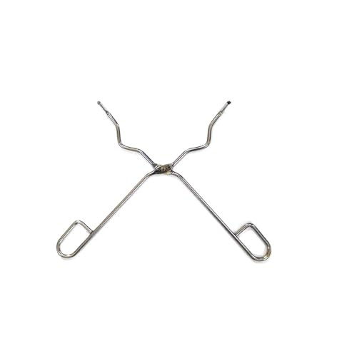 Ofenbesteck Ire Tongs Feuerstellenzange, Brennholzzange, Edelstahl-Tiegelklemme(30cm)