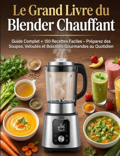 Le Grand Livre du Blender Chauffant: Guide Complet + 150 Recettes Faciles – Préparez des Soupes, Veloutés et Boissons Gourmandes au Quotidien