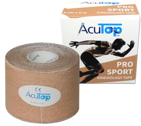 AcuTop PRO SPORT Kinesiology Tape, 5 cm x 5 m, beige