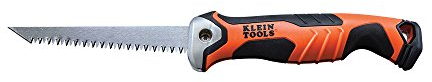 Klein Tools 31737 Folding Jab Saw/Drywall Hand Saw with Lockback at 180 and 125 Degrees and Tether Hole