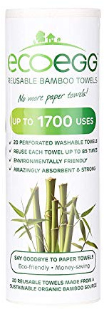 2XRe-Usable Bamboo Towels, White