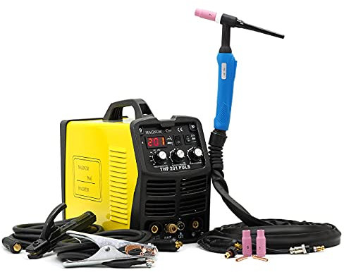 Magnum™ THF 201 Puls WIG DC HF Inverter Soldadora 200A Acero Inoxidable TIG Pulse