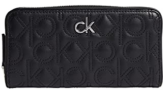 Calvin Klein RE-LOCK Z/A WALLET LG QUILT, schwarz(black), Gr. ONE SIZE