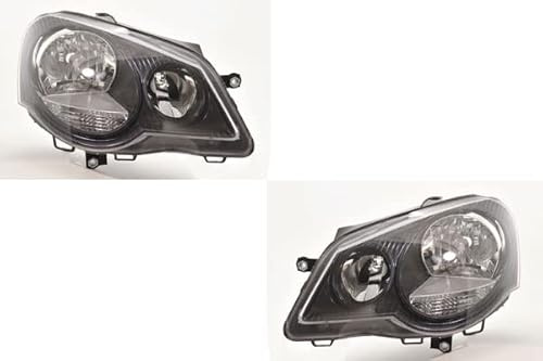 Johns, Scheinwerfer Halogen passend für VW Polo 02 9N 05-12 H7 H1 Satz L R