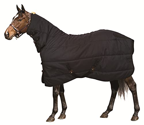 HARICSET Weidedecke Winterdecke Pferd Abschwitzdecke Pferd Gepolstert Weich Bequem Ideal für Boxen Widerstandsfähig mit Verstärkten Nylonkanten(Size:175cm(69in))