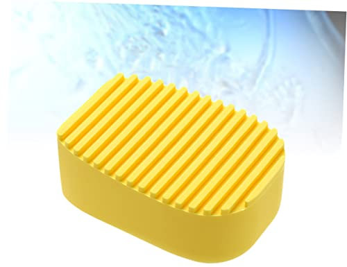 STOBAZA Brosse à Laver Silicone De Couleur Bonbon Mini Planche à Linge Portable Pour Nettoyage Des Vêtements Carrelages Jaune
