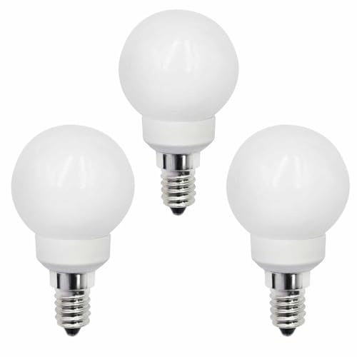 TRIJZHOU 3er Pack 3W E14 LED Lampe Ersetzt 30W Halogenlampe Warmweiß 3000K 220V 230V 270Lumen G45 Bädern Wohnzimmer Klein Lampe [MEHRWEG]